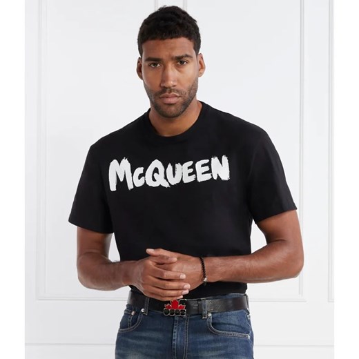 Alexander McQueen T-shirt | Regular Fit ze sklepu Gomez Fashion Store w kategorii T-shirty męskie - zdjęcie 167623914