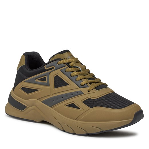 Sneakersy Calvin Klein Low Top Lace Up HM0HM01363 Delta Green/Magnet/Black 0H9 Calvin Klein 46 eobuwie.pl