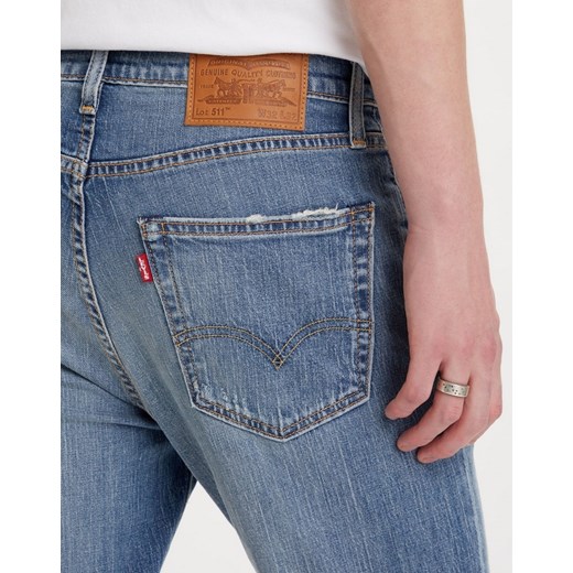 Spodnie Męskie Levi`s® 511™ Slim Medium Indigo Destructe 04511-5572 W34 L32 Elwix wyprzedaż