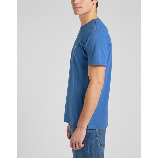 T-shirt Męskie Lee Ss Patch Logo Tee Blue Union L60UFQUF Lee M Elwix