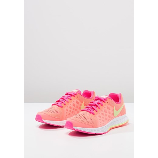 Nike Performance ZOOM PEGASUS 31 Obuwie do biegania Amortyzacja lava glow/liquid lime/white/pink pow zalando rozowy syntetyk
