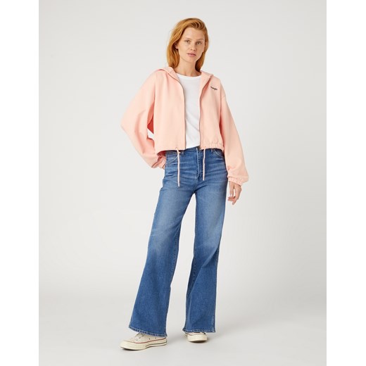 Bluza Damska Wrangler Zip Hoodie Peach Melba W6T0I4P60 Wrangler XS okazyjna cena Elwix
