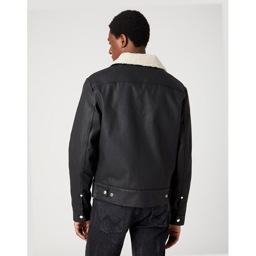 Kurtka Męska Wrangler Denim Sherpa Bomber Black W4H7G2100 Wrangler XXL promocja Elwix