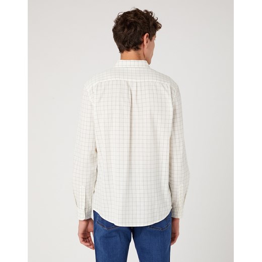 Koszula Męska Wrangler 1 Pocket Shirt Worn White W5A24MW02 Wrangler XXL okazyjna cena Elwix