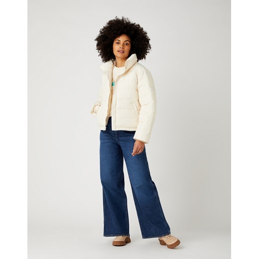 Kurtka Damska Wrangler Short Puffer White Swan W4Q3YJX3C Wrangler M wyprzedaż Elwix