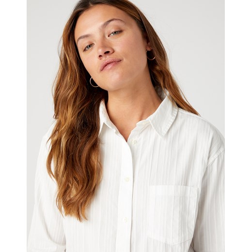 Koszula Damska Wrangler 1 Pkt Shirt Worn White W5Z5LIW02 Wrangler S promocyjna cena Elwix