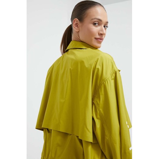adidas by Stella McCartney kurtka damska kolor zielony przejściowa