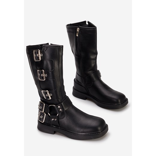 Czarne kozaki dziewczęce Radella Zapatos 34 okazja Zapatos