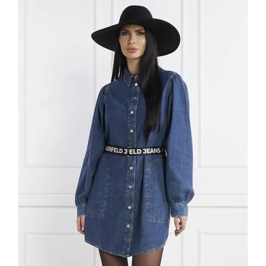 Karl Lagerfeld Jeans Sukienka | denim ze sklepu Gomez Fashion Store w kategorii Sukienki - zdjęcie 167638831