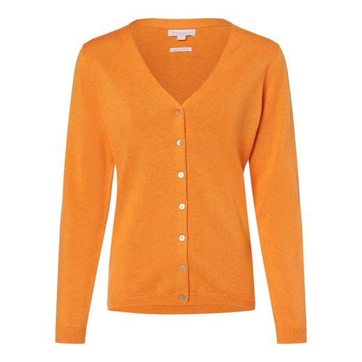 brookshire Kardigan damski Kobiety Bawełna pomarańczowy jednolity ze sklepu vangraaf w kategorii Swetry damskie - zdjęcie 167641222