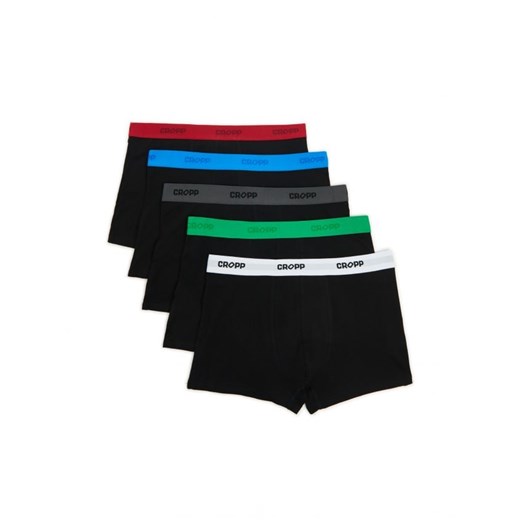 Cropp - 5 pack czarnych bokserek - czarny Cropp XXL Cropp