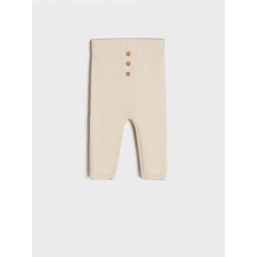 Sinsay - Spodnie - kremowy ze sklepu Sinsay w kategorii Spodnie i półśpiochy - zdjęcie 167644341