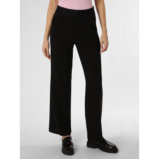 Cambio Spodnie Kobiety Sztuczne włókno czarny jednolity ze sklepu vangraaf w kategorii Spodnie damskie - zdjęcie 167646070