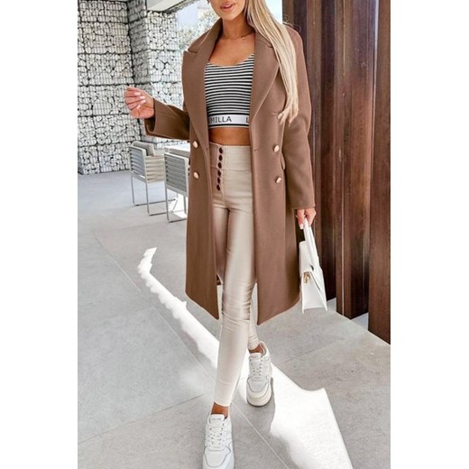 Płaszcz MOTOMA BEIGE S/M wyprzedaż Ivet Shop