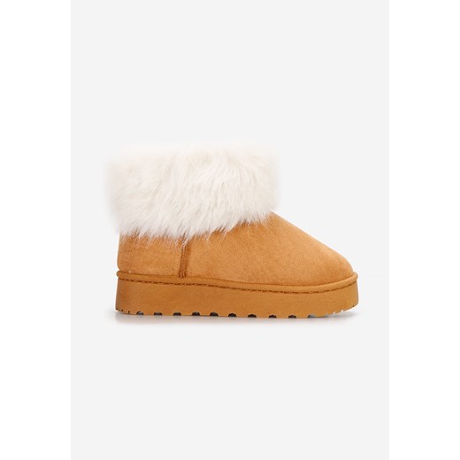 Camelowe kozaki dziewczęce Zamina C ze sklepu Zapatos w kategorii Buty zimowe dziecięce - zdjęcie 167652000