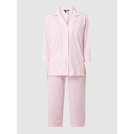 Piżama z wzorem w paski ze sklepu Peek&Cloppenburg  w kategorii Piżamy damskie - zdjęcie 167652631