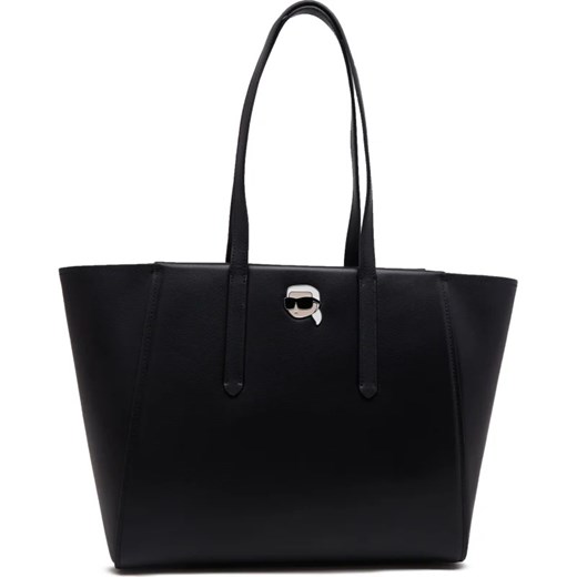 Karl Lagerfeld Skórzana shopperka k/ikonik 2.0 pin Karl Lagerfeld OS okazja Gomez Fashion Store