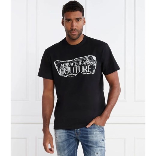 Versace Jeans Couture T-shirt | Regular Fit ze sklepu Gomez Fashion Store w kategorii T-shirty męskie - zdjęcie 167654851