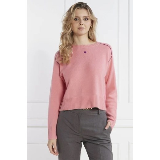 Sweter damski różowy Max & Co.