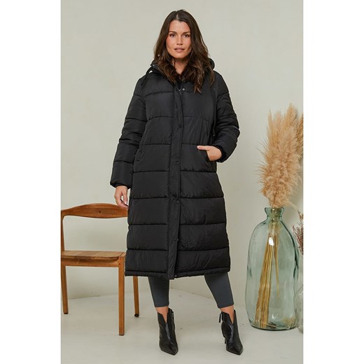 Kurtka damska Curvy Lady jesienna długa bez kaptura 