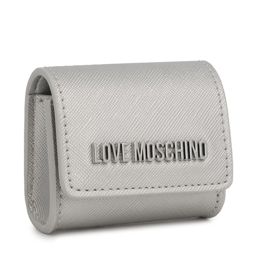 Etui na słuchawki LOVE MOSCHINO JC6451PP4IK2390B Argento ze sklepu eobuwie.pl w kategorii Etui - zdjęcie 167657821