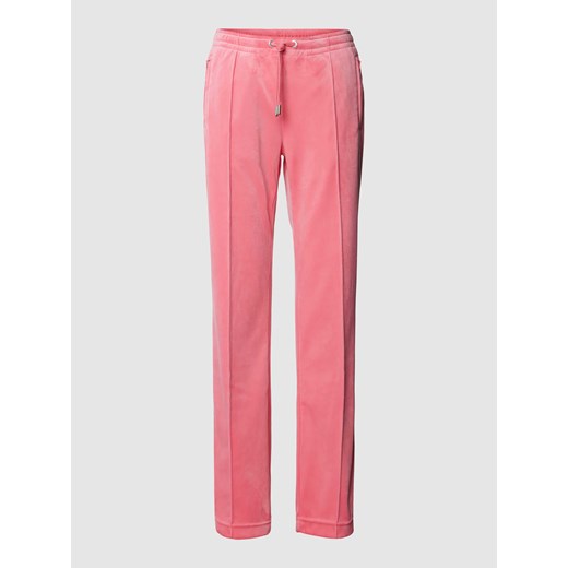 Spodnie typu track pants z przeszytym kantem model ‘TINA’ ze sklepu Peek&Cloppenburg  w kategorii Spodnie damskie - zdjęcie 167659491