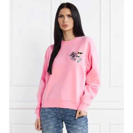 Karl Lagerfeld Bluza | Loose fit Karl Lagerfeld L okazja Gomez Fashion Store