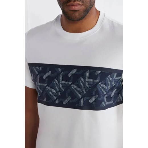 T-shirt męski biały Michael Kors młodzieżowy