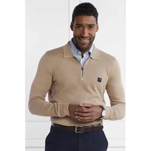 HUGO Polo Sastor | Regular Fit | z dodatkiem wełny XXL wyprzedaż Gomez Fashion Store
