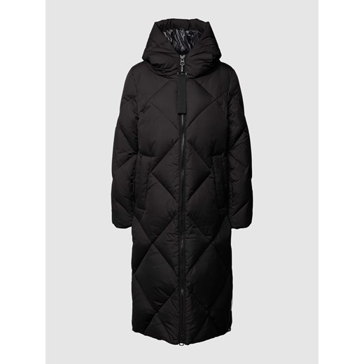 Płaszcz pikowany z kapturem ze sklepu Peek&Cloppenburg  w kategorii Płaszcze damskie - zdjęcie 167668684