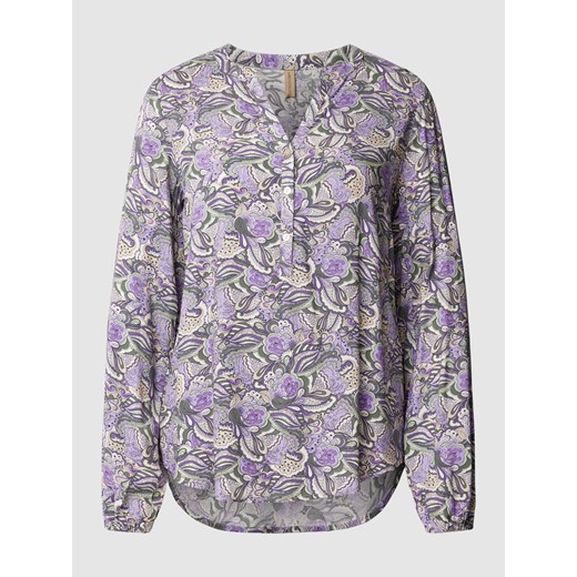 Bluzka z kwiatowym wzorem na całej powierzchni model ‘Adine’ ze sklepu Peek&Cloppenburg  w kategorii Bluzki damskie - zdjęcie 167669522