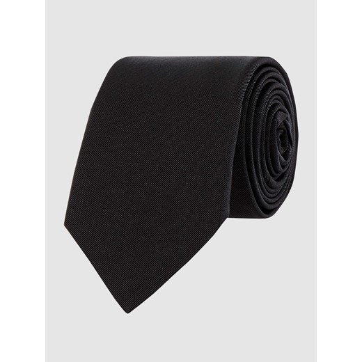 Krawat z jedwabiu o jednolitym kolorze (7 cm) ze sklepu Peek&Cloppenburg  w kategorii Krawaty - zdjęcie 167669830