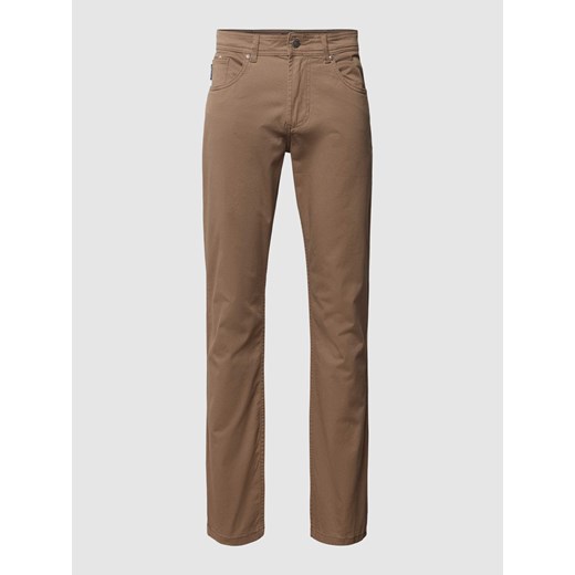Spodnie materiałowe z fakturowanym wzorem ze sklepu Peek&Cloppenburg  w kategorii Spodnie męskie - zdjęcie 167670220
