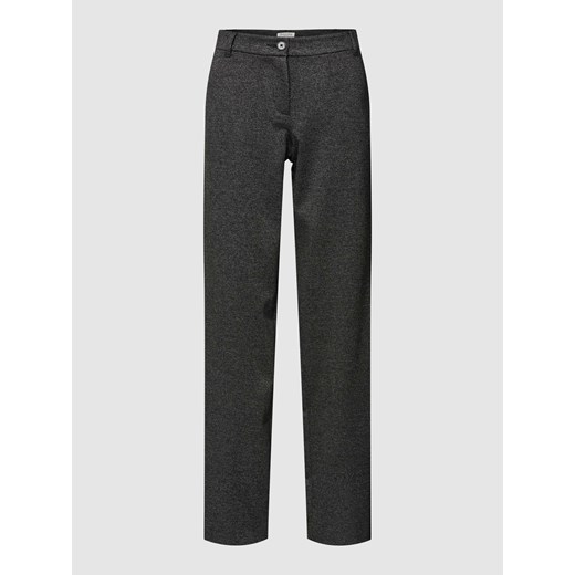 Spodnie materiałowe z fakturowanym wzorem ze sklepu Peek&Cloppenburg  w kategorii Spodnie damskie - zdjęcie 167670420