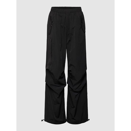 Spodnie materiałowe z elastycznym pasem ze sklepu Peek&Cloppenburg  w kategorii Spodnie damskie - zdjęcie 167670993