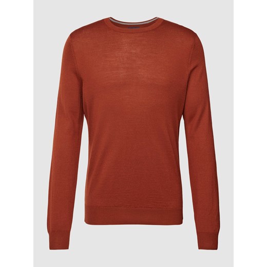 Bluzka z długim rękawem z mieszanki wełny ze sklepu Peek&Cloppenburg  w kategorii Swetry męskie - zdjęcie 167671150