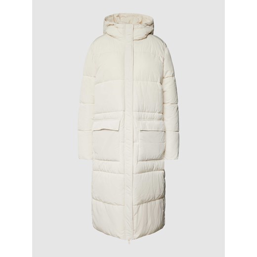 Płaszcz pikowany z kapturem ze sklepu Peek&Cloppenburg  w kategorii Płaszcze damskie - zdjęcie 167671591