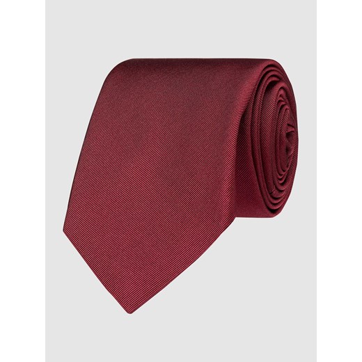 Krawat z jedwabiu o jednolitym kolorze (7 cm) ze sklepu Peek&Cloppenburg  w kategorii Krawaty - zdjęcie 167671684