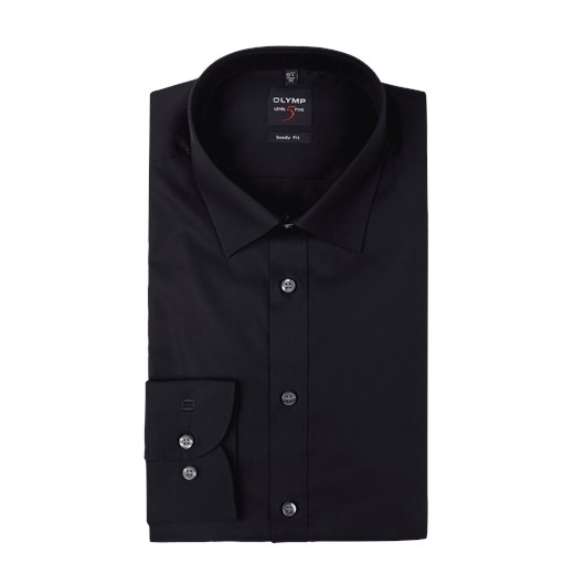 Koszula biznesowa o kroju slim fit z popeliny z bardzo długim rękawem ze sklepu Peek&Cloppenburg  w kategorii Koszule męskie - zdjęcie 167672863