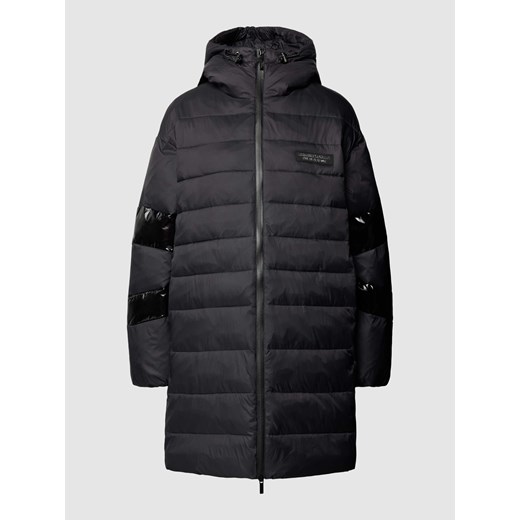 Płaszcz pikowany z kapturem ze sklepu Peek&Cloppenburg  w kategorii Płaszcze damskie - zdjęcie 167673203