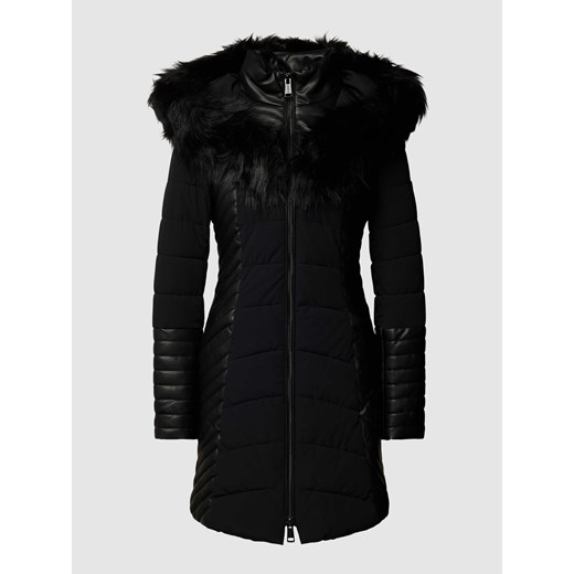 Płaszcz pikowany z obszyciem ze sztucznego futra model ‘NEW OXANA’ ze sklepu Peek&Cloppenburg  w kategorii Płaszcze damskie - zdjęcie 167673254