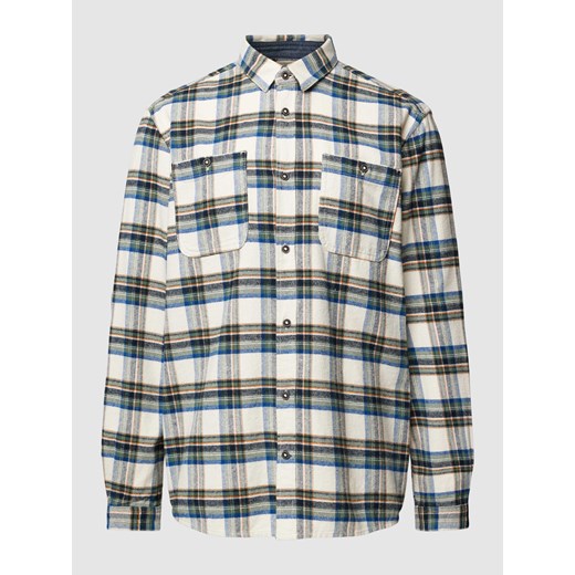 Koszula casualowa w szkocką kratę ze sklepu Peek&Cloppenburg  w kategorii Koszule męskie - zdjęcie 167673650