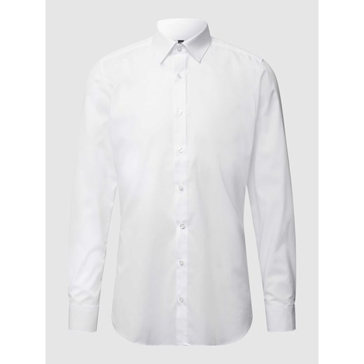 Koszula biznesowa o kroju slim fit z popeliny ze sklepu Peek&Cloppenburg  w kategorii Koszule męskie - zdjęcie 167674180