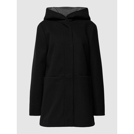Krótki płaszcz z wpuszczanymi kieszeniami ze sklepu Peek&Cloppenburg  w kategorii Płaszcze damskie - zdjęcie 167674342