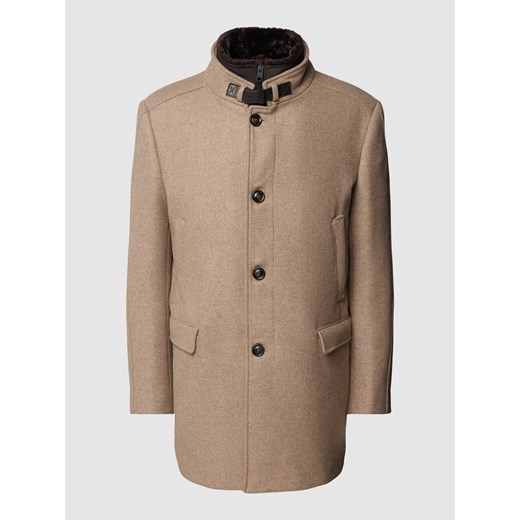 Płaszcz z podszewką wewnętrzną ze sztucznego futra model ‘Taste' ze sklepu Peek&Cloppenburg  w kategorii Płaszcze męskie - zdjęcie 167674723