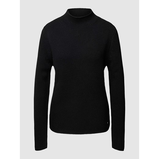 Sweter z dzianiny ze stójką model ‘Basic’ ze sklepu Peek&Cloppenburg  w kategorii Swetry damskie - zdjęcie 167674972