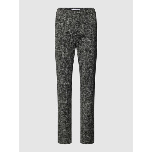 Spodnie materiałowe z fakturowanym wzorem model ‘PENNY’ ze sklepu Peek&Cloppenburg  w kategorii Spodnie damskie - zdjęcie 167675224