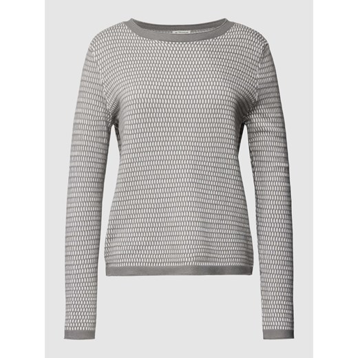 Sweter z dzianiny z fakturowanym wzorem ze sklepu Peek&Cloppenburg  w kategorii Swetry damskie - zdjęcie 167675264