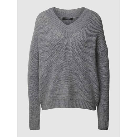Sweter z dzianiny z dekoltem w serek model ‘VIAGGIO’ XS Peek&Cloppenburg