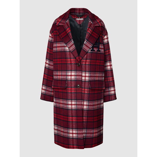 Płaszcz w szkocką kratę ze sklepu Peek&Cloppenburg  w kategorii Płaszcze damskie - zdjęcie 167675993